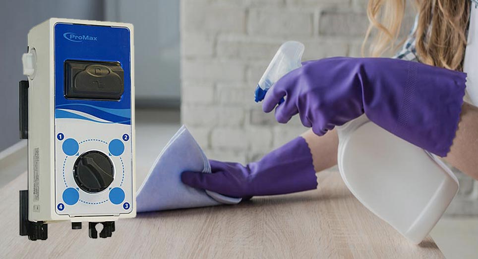 Dosatori detergenti superfici Pro-Max - Defir detersivi Torino